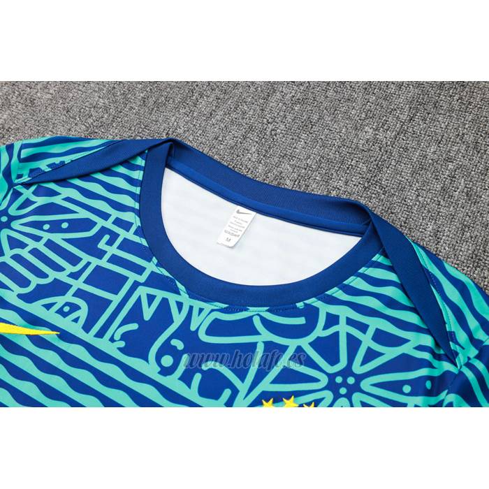 Chandal del Brasil Manga Corta 2024-2025 Verde - Pantalon Corto